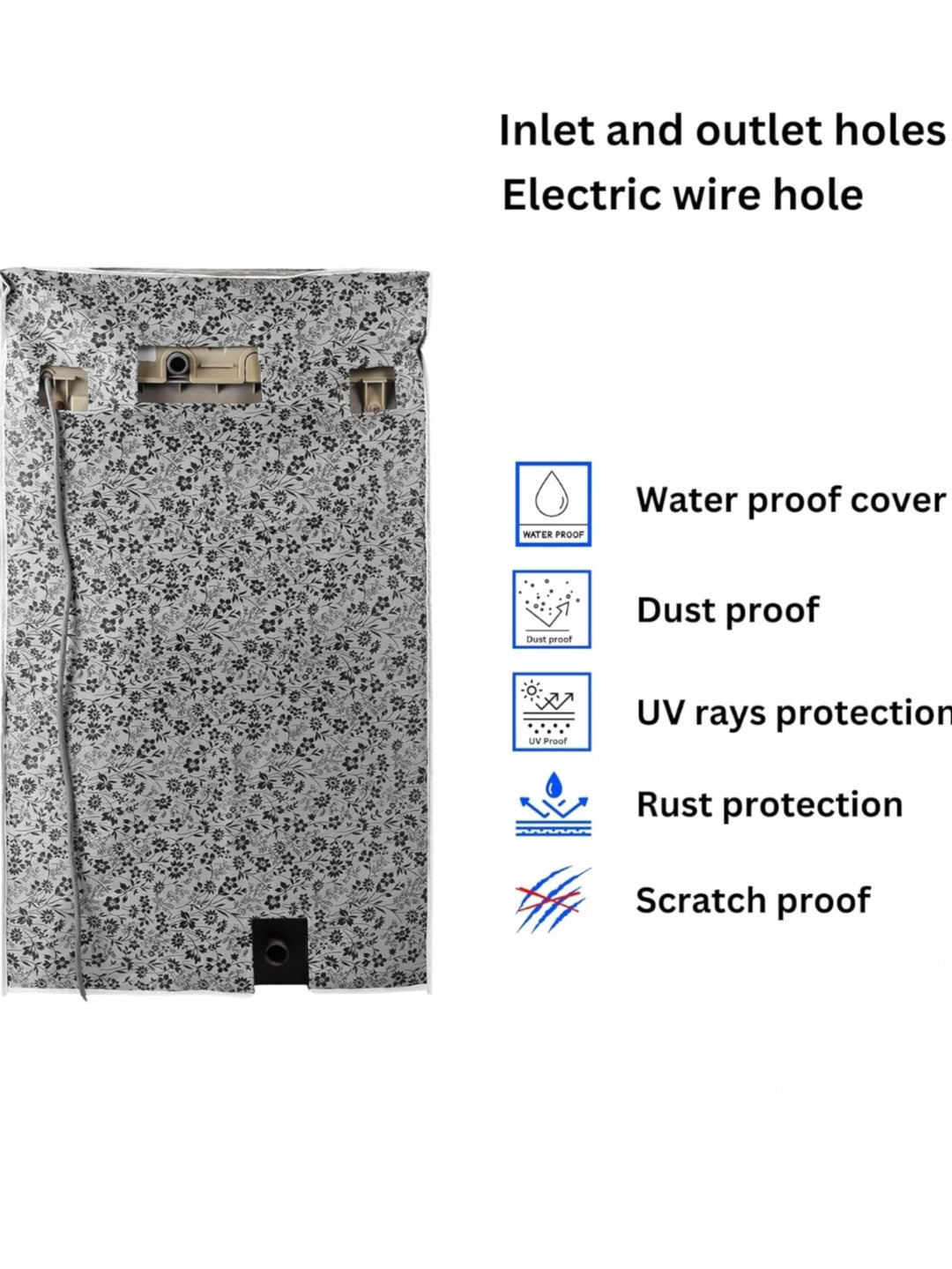 Top Load Washing Machine Cover (Back Panel, All Brands)