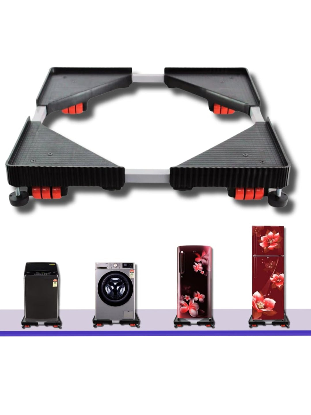 24 wheel heavy duty heavy weight trolley