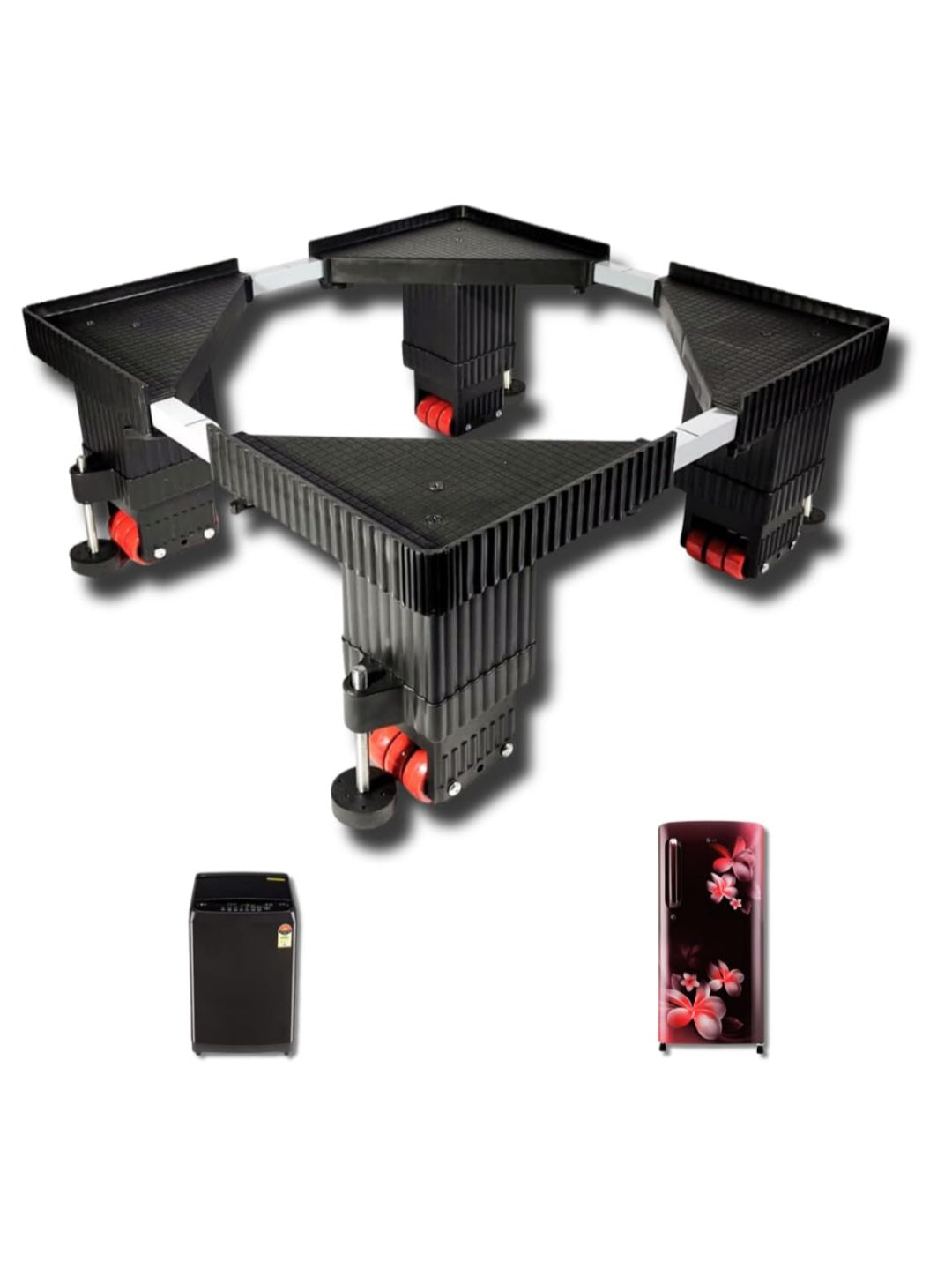 24 wheels Good Height Supreme Roller Heavy Duty trolley