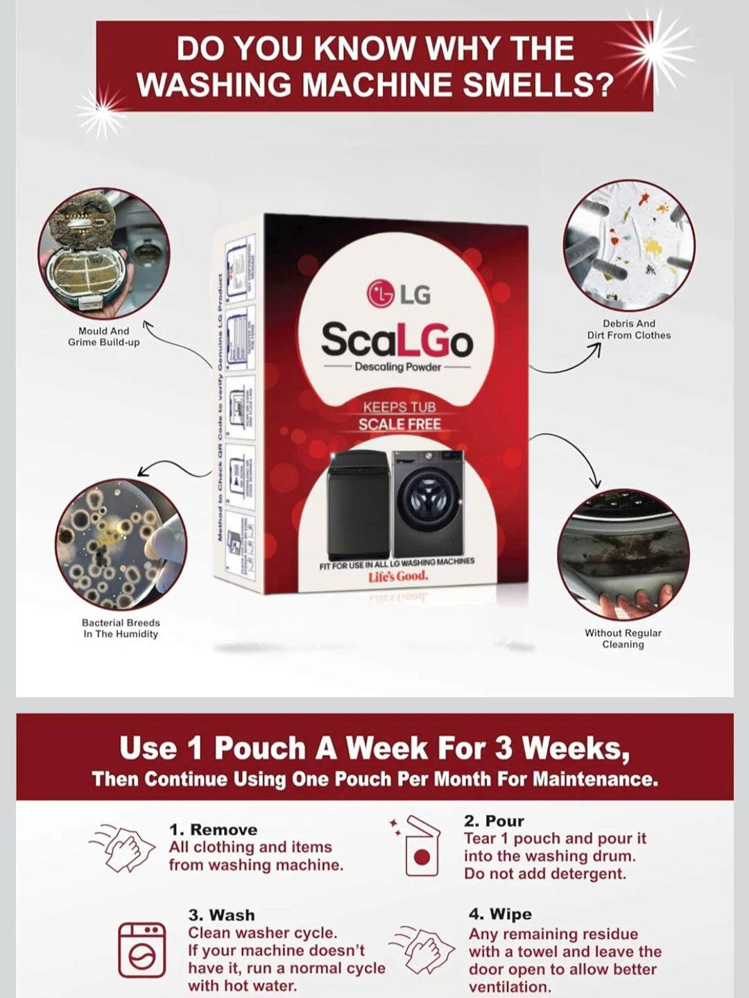 Lg Washing Machine Descaling Powder